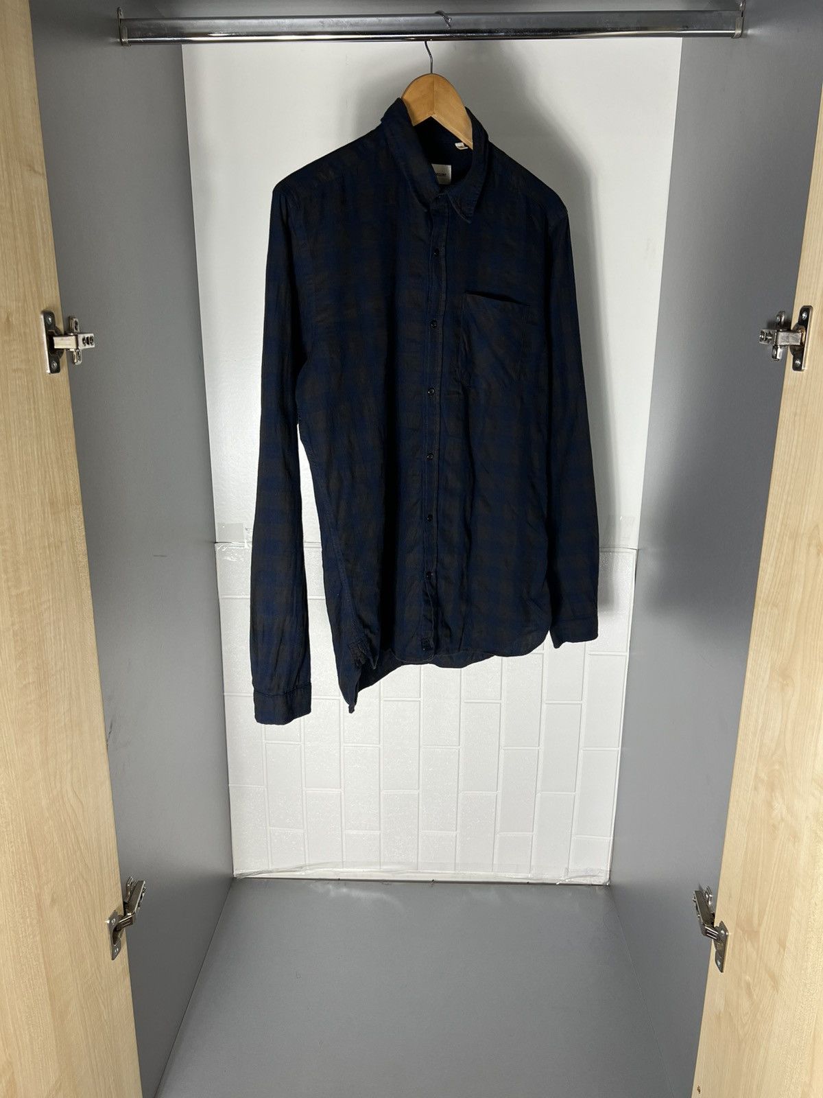 Oliver Spencer VINTAGE OLIVER SPENCER FLANNEL DESIGNER SHIRT CASUAL Y2K 90s Size US M / EU 48-50 / 2 - 7 Thumbnail
