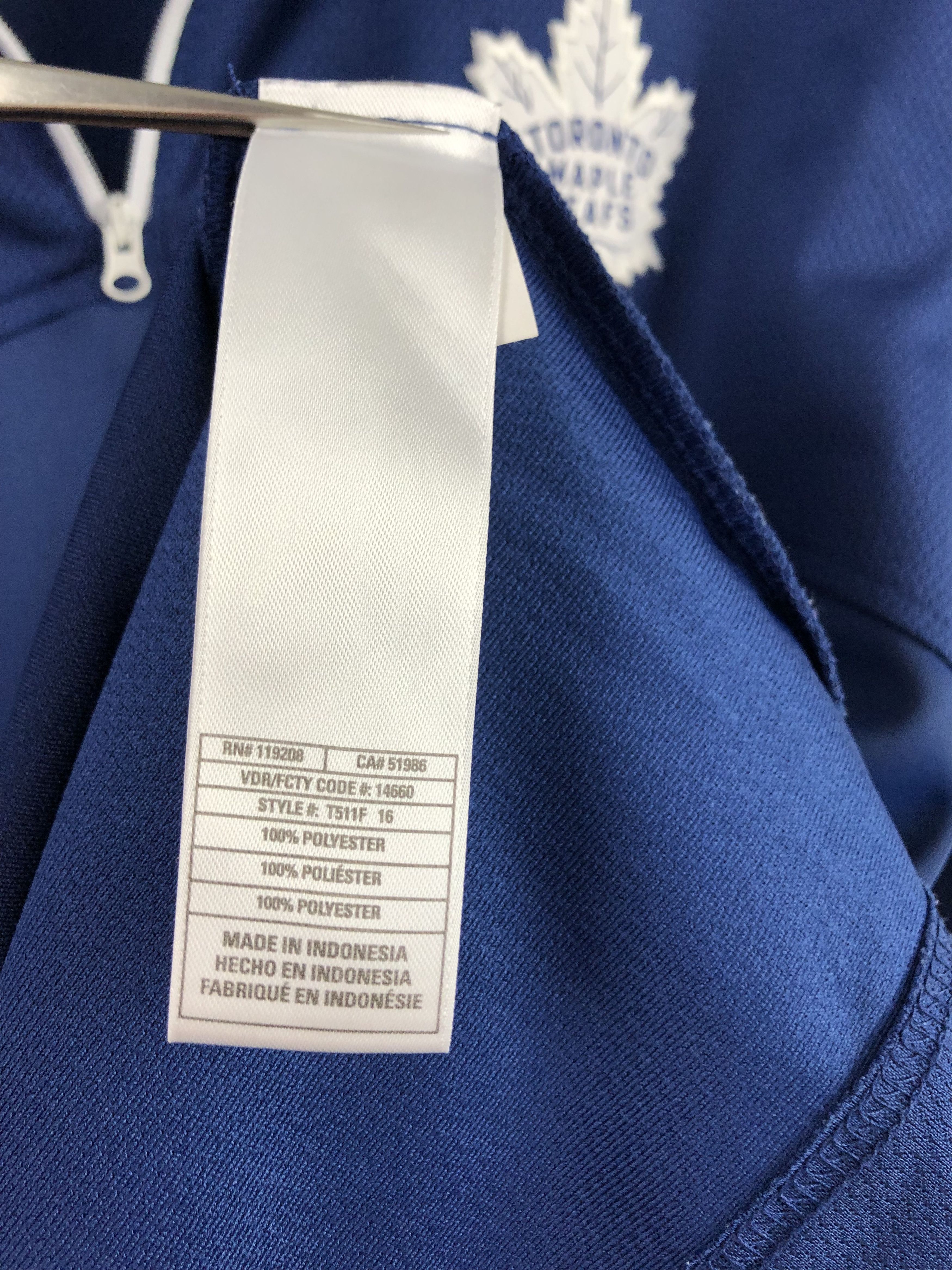 NHL Reebok Toronto Maple Leafs Shirt Long Sleeve Sweatshirt Size US M / EU 48-50 / 2 - 10 Thumbnail