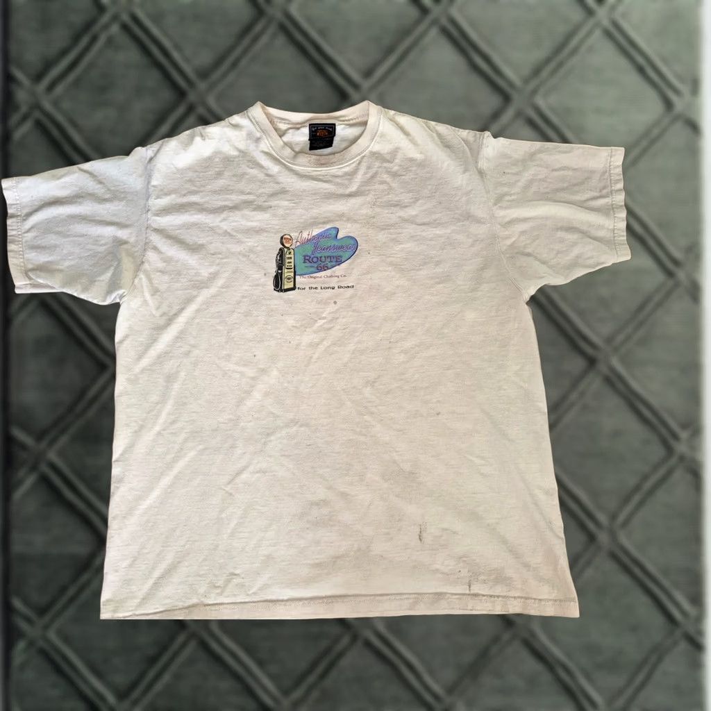 Route 66 VINTAGE Route 66 T-Shirt Men’s L/XL White Graphic 90s Hot Rods USA Crew Neck Short Sleeve Size US L / EU 52-54 / 3 - 1 Thumbnail