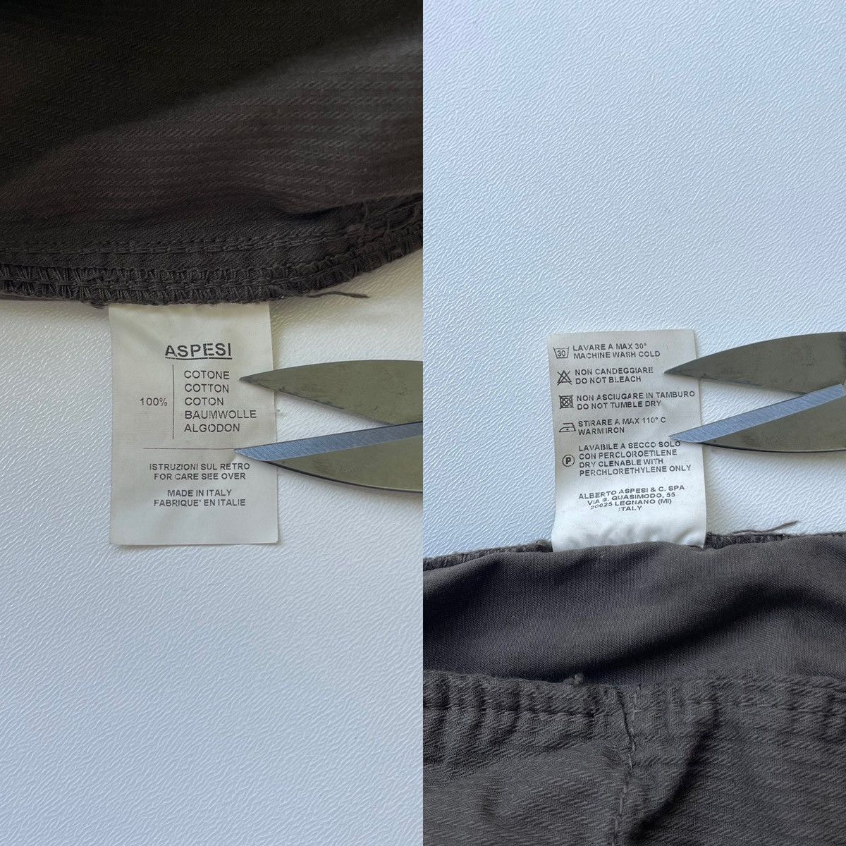 Aspesi Aspesi Cotton Cargo Pants Brown Made in Italy Luxury Rare Size US 34 / EU 50 - 12 Thumbnail