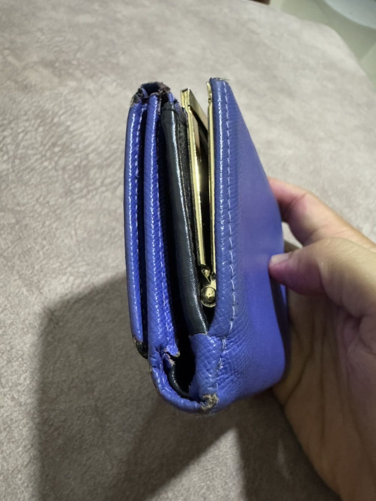 Genuine Leather × Vivienne Westwood 🇮🇹 Vivienne Westwood ORB Logo Bifold Small Leather Wallet Size ONE SIZE - 7 Thumbnail