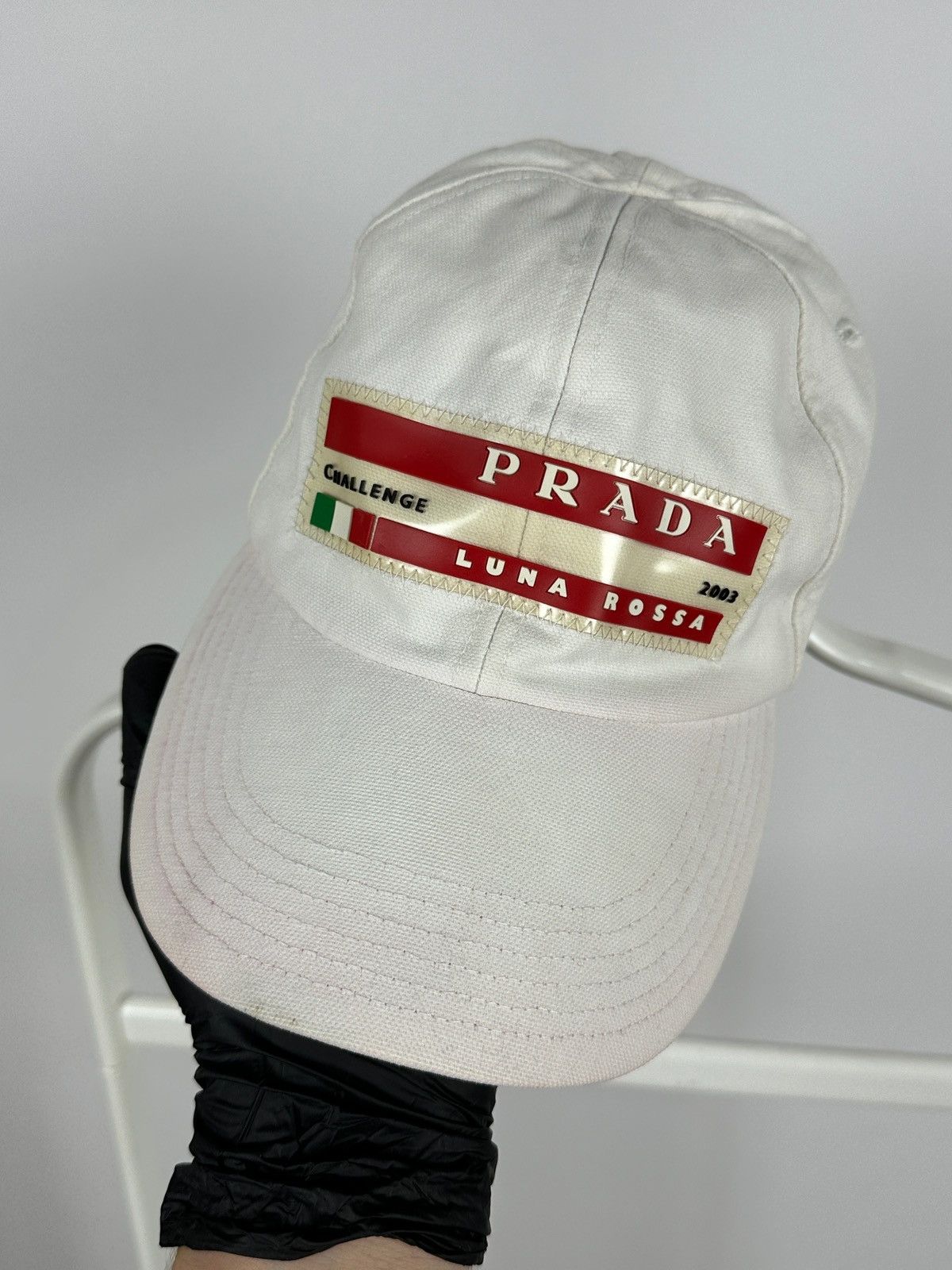 Prada 2003 Vintage Prada Luna Rossa Challenge White Cap Size ONE SIZE - 9 Thumbnail