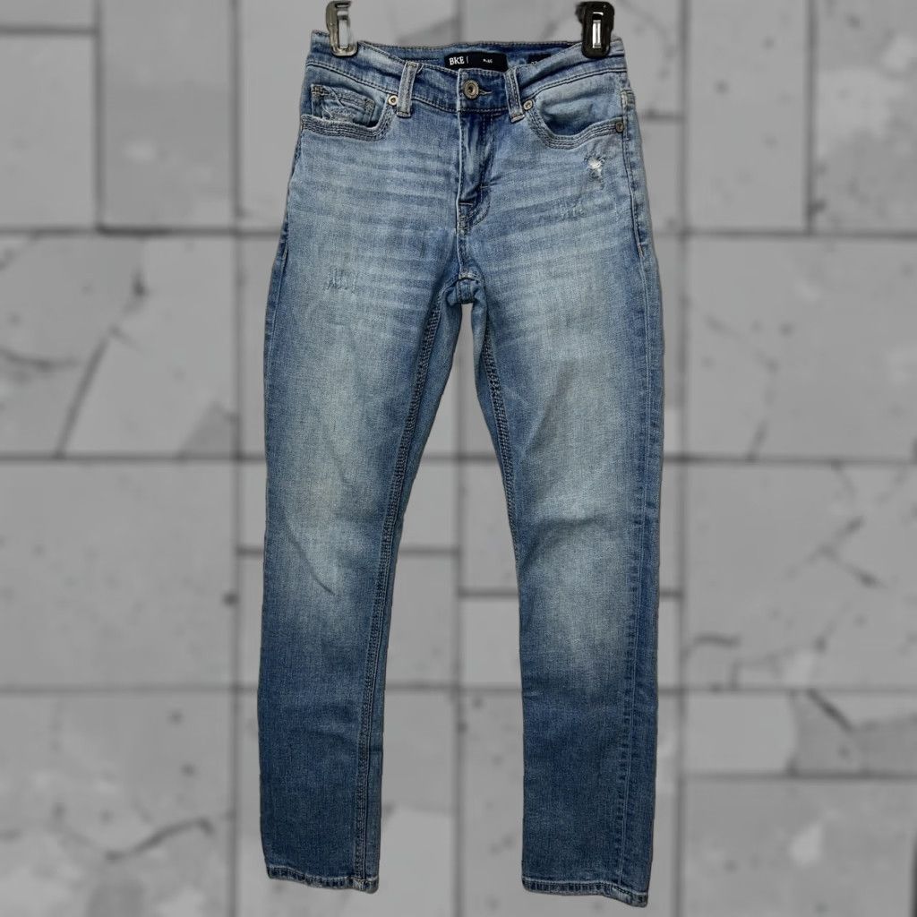 BKE BKE Alec Blue Jeans 27x32 Straight Mens Size US 27 - 1 Thumbnail