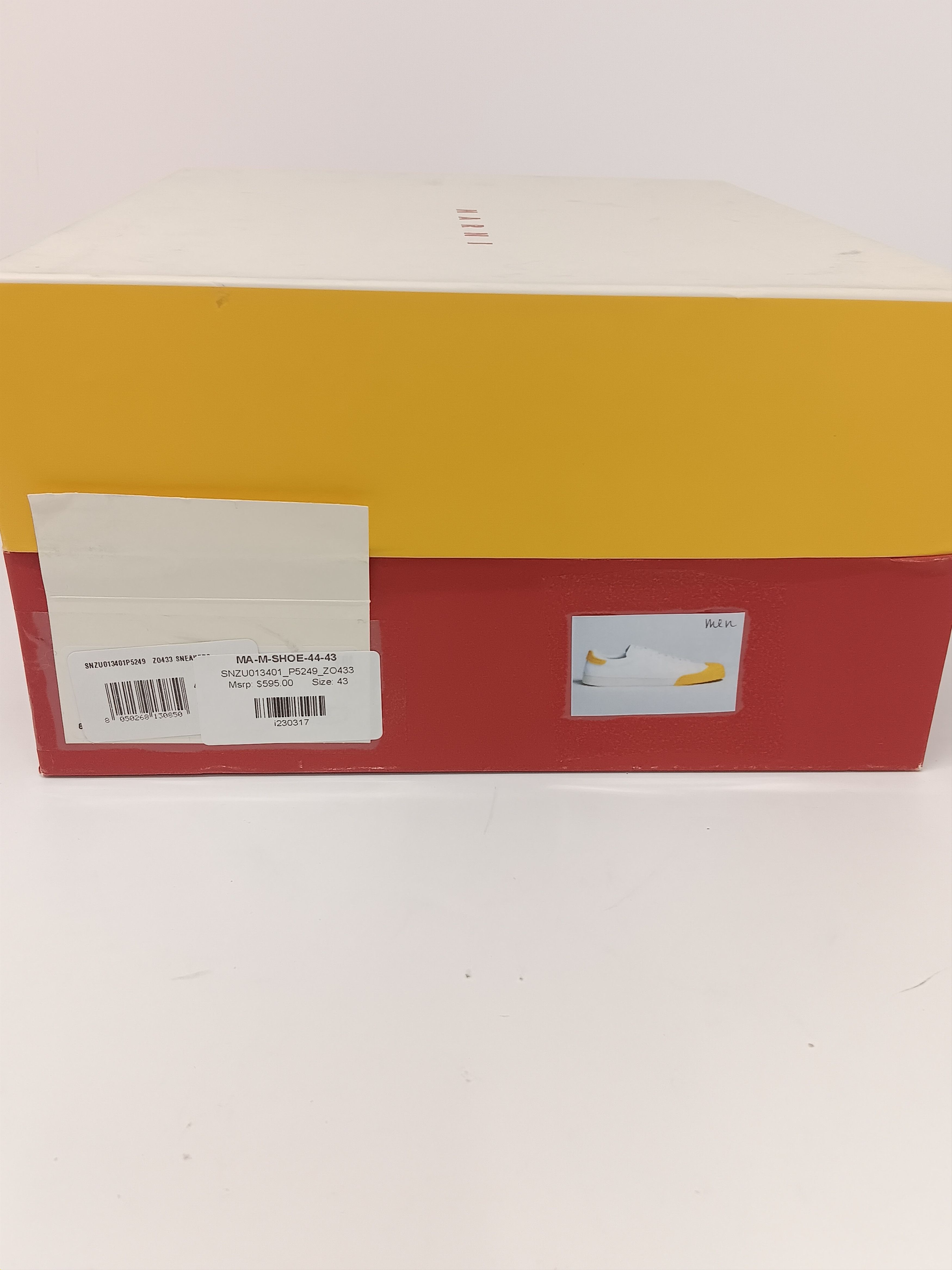 Marni Marni Men's Dada Bumper Low-Top Sneakers - EU43/US10 Size US 10 / EU 43 - 17 Thumbnail