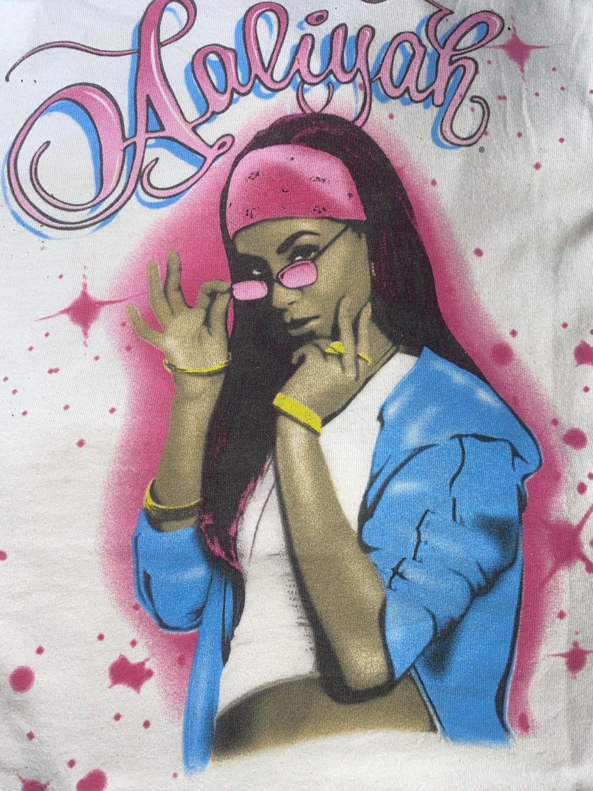 Other Aaliyah rap t shirt Size US XL / EU 56 / 4 - 2 Thumbnail