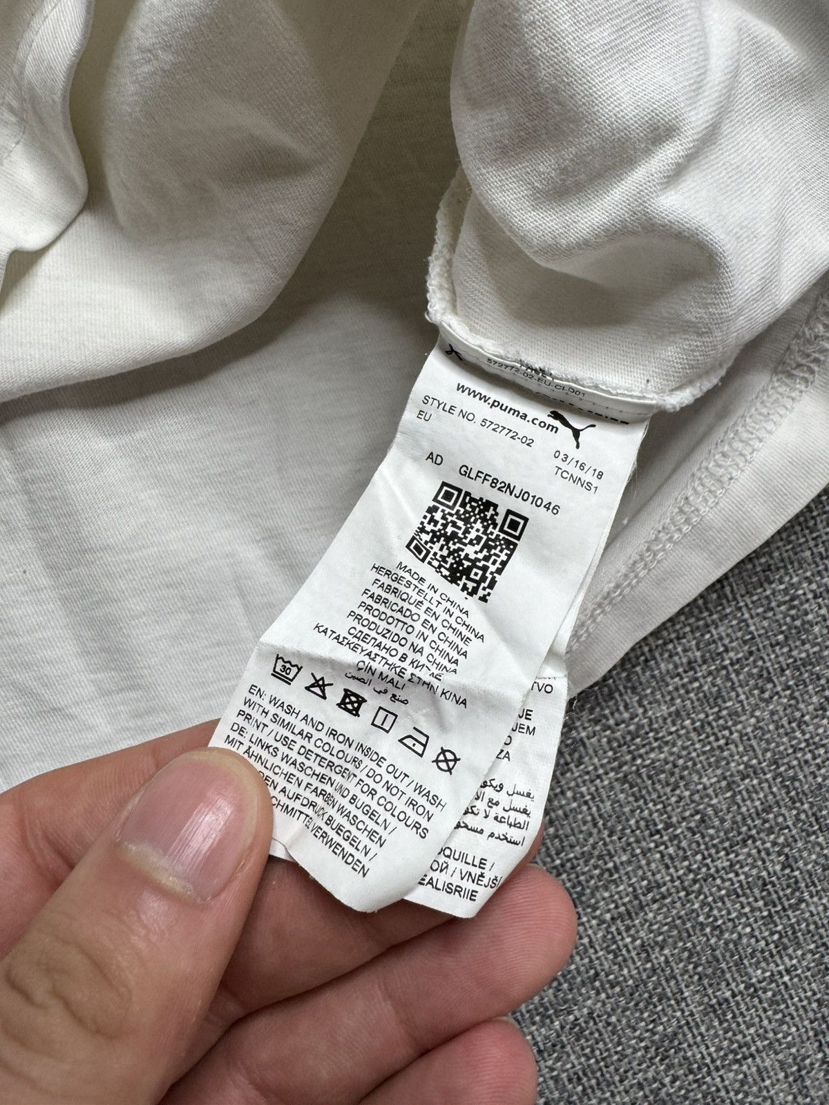 BMW × Puma Puma BMW Motorsport Big Logo white T-Shirt Size US S / EU 44-46 / 1 - 7 Thumbnail