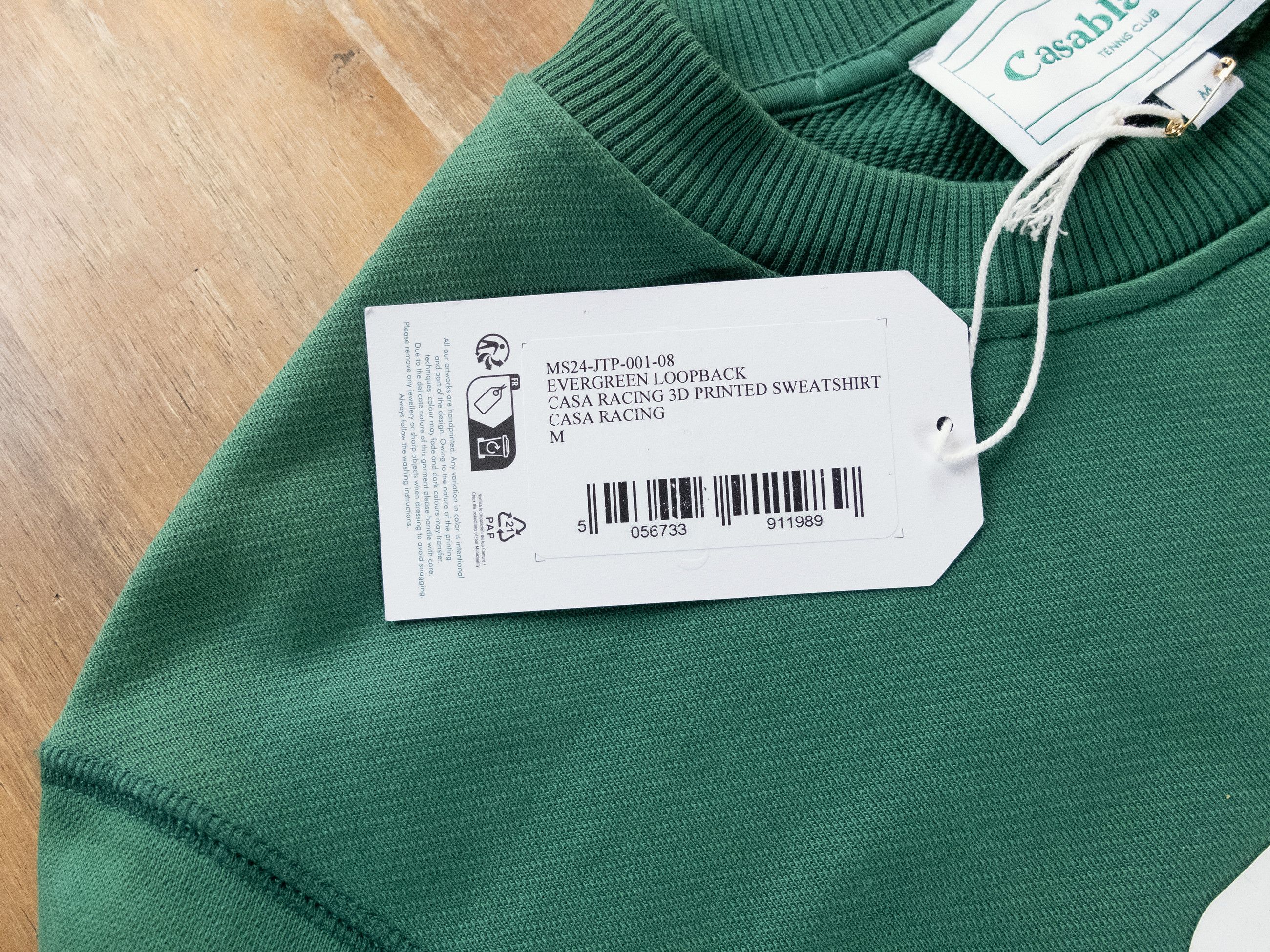 Casablanca CASABLANCA Casa Racing 3D green sweatshirt Medium q Size US M / EU 48-50 / 2 - 3 Thumbnail