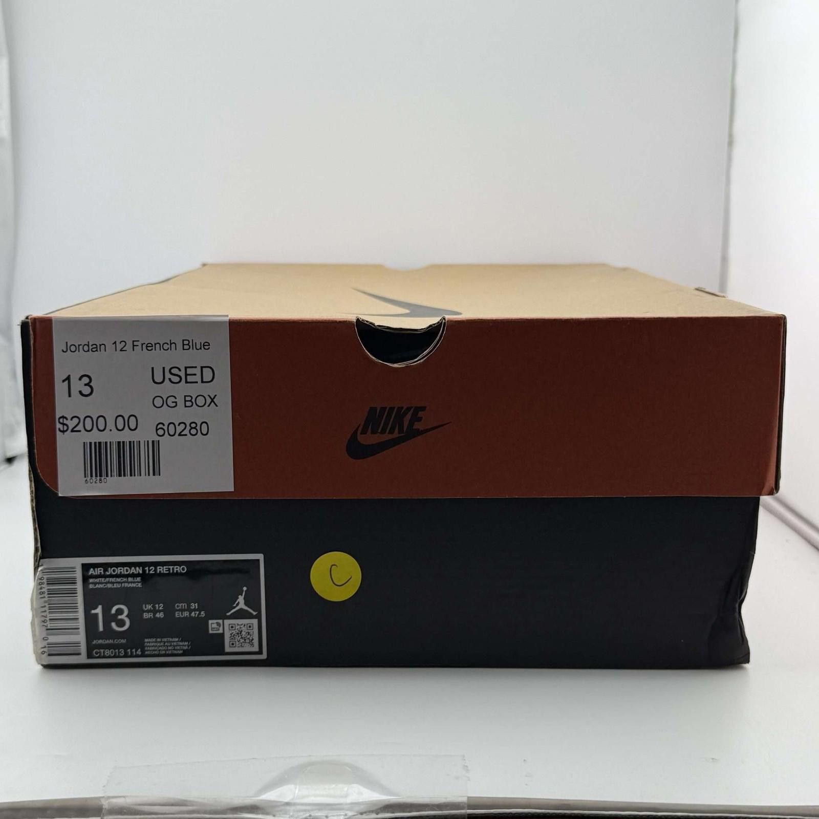 Jordan Brand Jordan 12 French Blue 13 Used OG Box Size US 13 / EU 46 - 8 Thumbnail