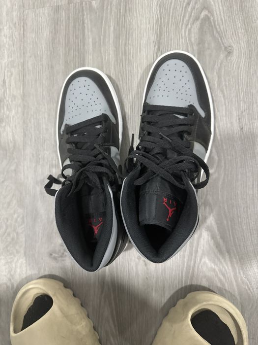 Nike black grey jordan 1 | Grailed