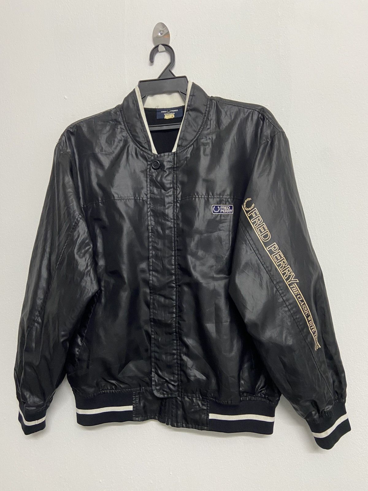 Fred Perry Vintage Fred Perry Black Nylon Jackat Size US M / EU 48-50 / 2 - 10 Thumbnail