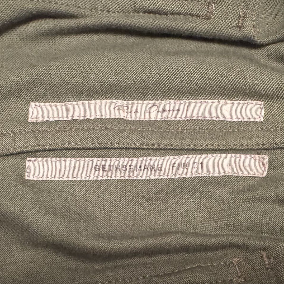 Rick Owens Rick Owens Green Mastodon Cargo Jogger Gethsemane FW21 Size US 34 / EU 50 - 4 Thumbnail