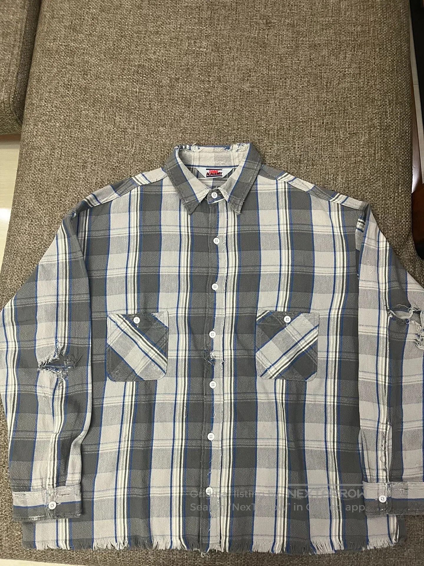 Saint Michael SAINT MICHAEL x SHERMER Plaid Shirt. Size US XL / EU 56 / 4 - 2 Thumbnail