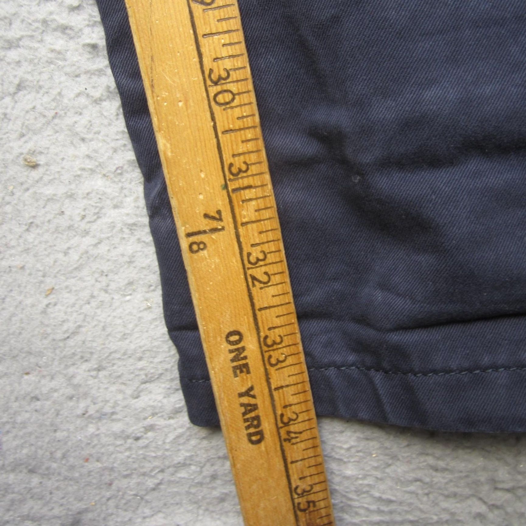 Vintage Todd Shelton Pants Mens 33x34 Navy Blue Straight Chino Basic Made in USA Casual Preppy Jacket? Size US 33 - 7 Thumbnail