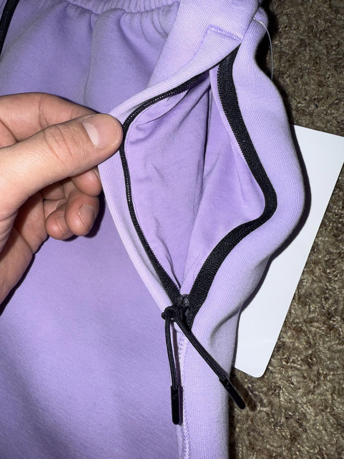 Nike Nike Men’s Tech Fleece Lavender Purple Premium Shorts Sample Size US 32 / EU 48 - 4 Thumbnail