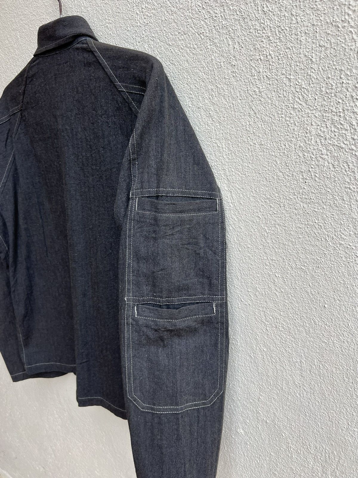 Y's for Men × Yohji Yamamoto Archive Yohji Yamamoto LQ HBT Salt & Pepper Tactical Jacket Size US L / EU 52-54 / 3 - 16 Thumbnail