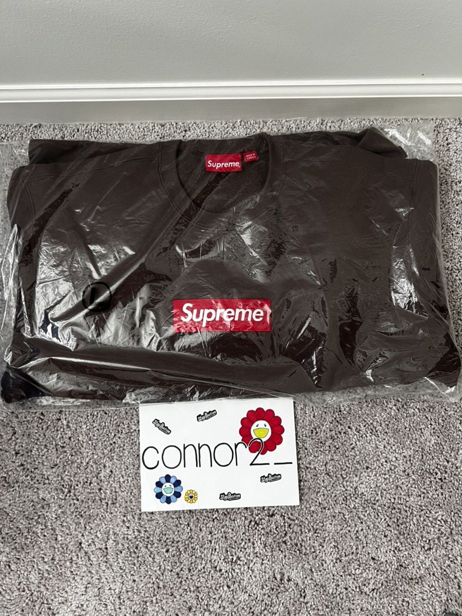 Supreme Supreme Washed Box Logo Crewneck Large Brown | Grailed Supreme Supreme Washed Box Logo Crewneck Large Brown | Grailed