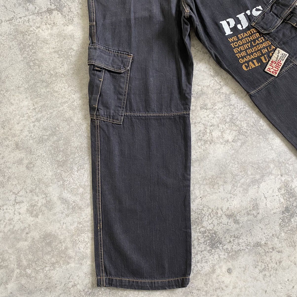 Japanese Brand 2000’s Y2K PJ’S Surf Japan Cargo Baggy Vintage Denim Jeans Size US 32 / EU 48 - 6 Thumbnail