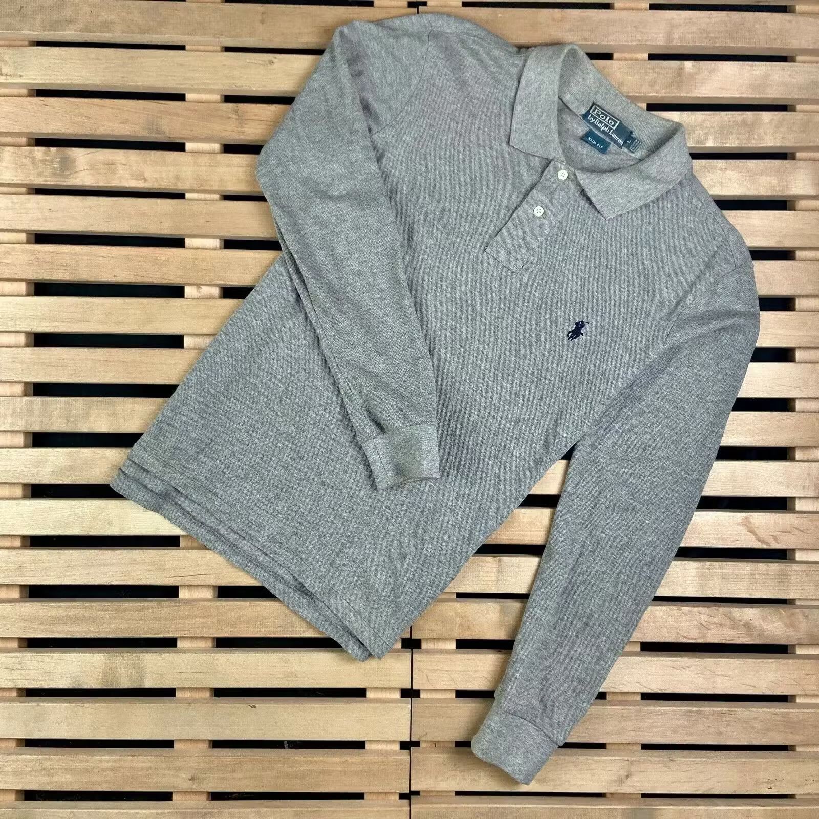 Polo Ralph Lauren × Ralph Lauren Mens Polo Long Sleeve Ralph Lauren Vintage Size L Size US L / EU 52-54 / 3 - 1 Thumbnail