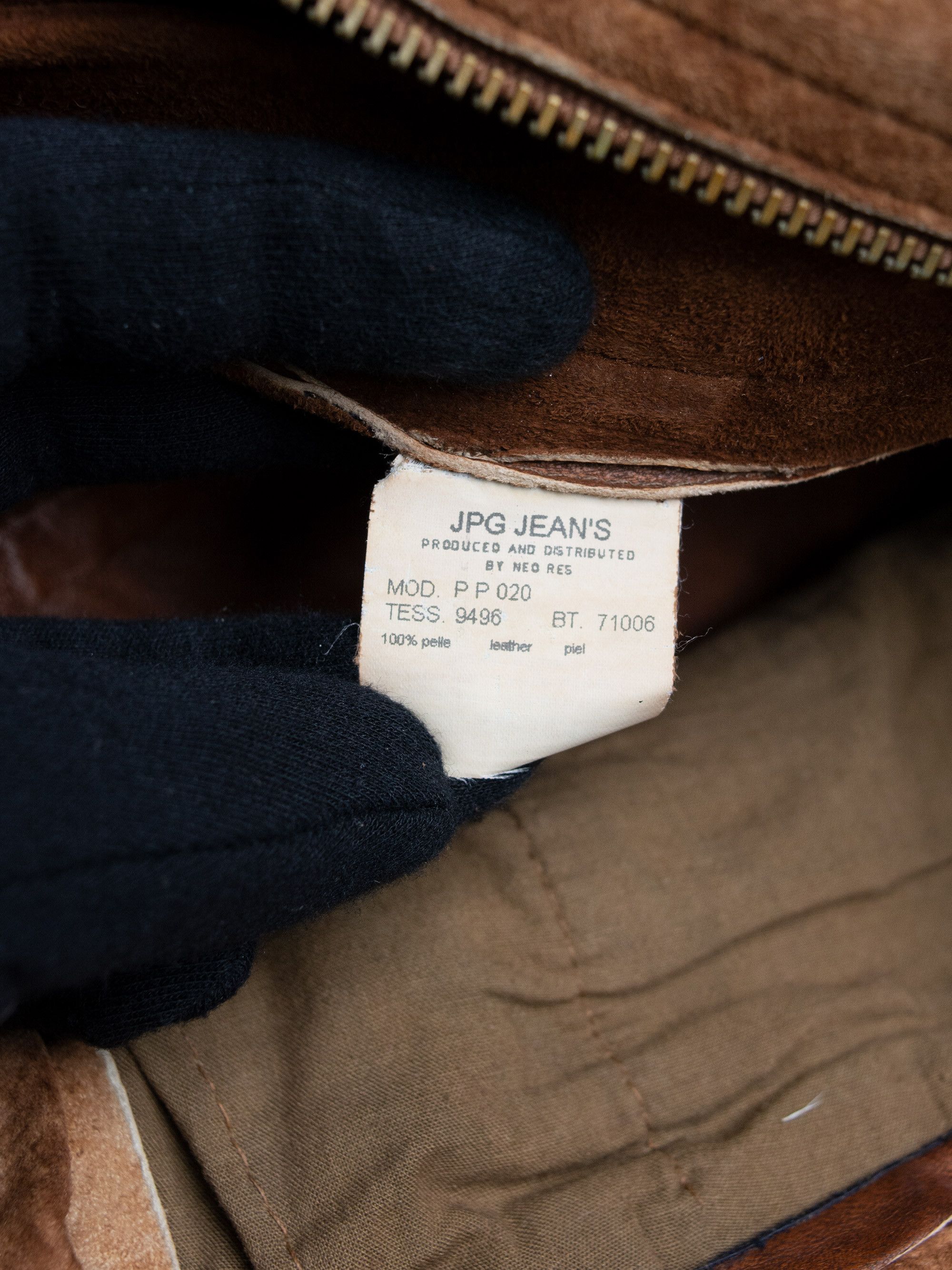 Jean Paul Gaultier JPG.Jean's - (vintage) - men's belted cowhide leather pants Size US 38 / EU 54 - 15 Thumbnail