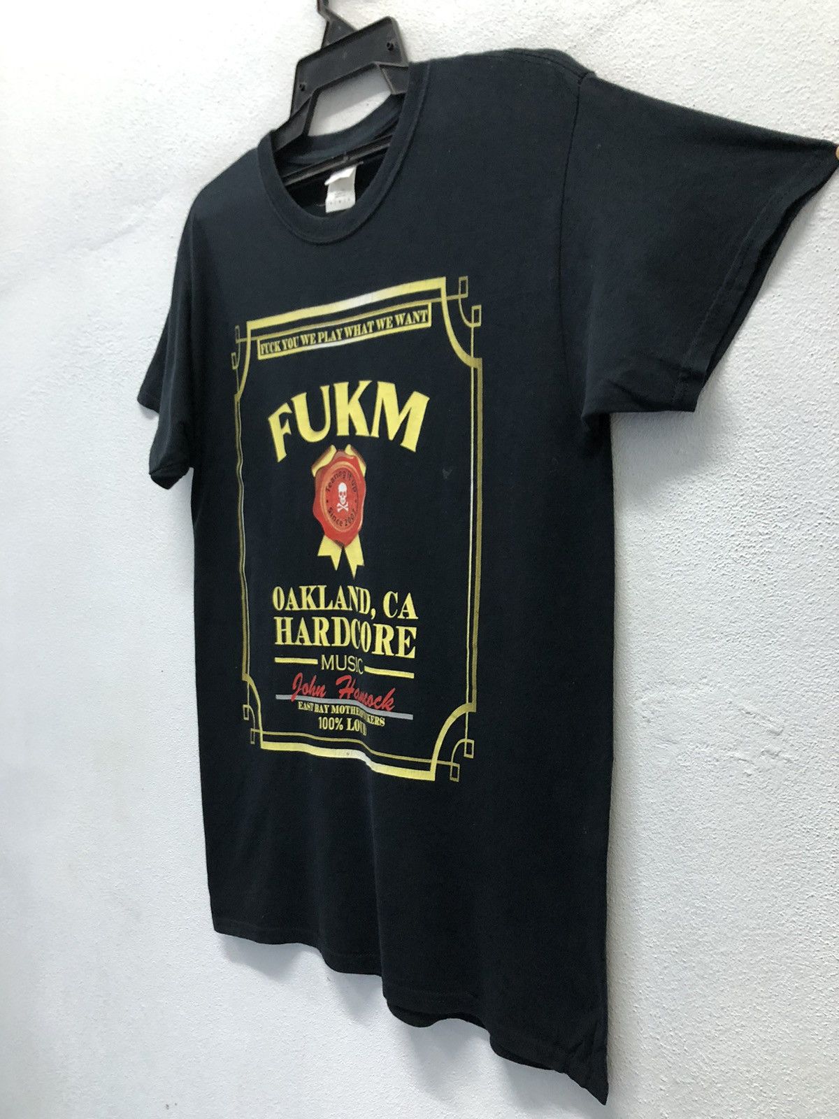Band Tees FUKM Oakland,Ca Hardcore Music John Hancock T-Shirt Size US M / EU 48-50 / 2 - 5 Thumbnail