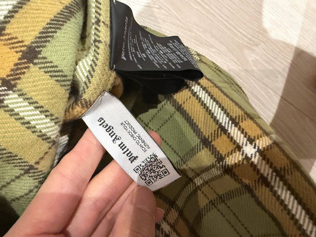 Palm Angels Green and yellow flannel Size US M / EU 48-50 / 2 - 4 Thumbnail