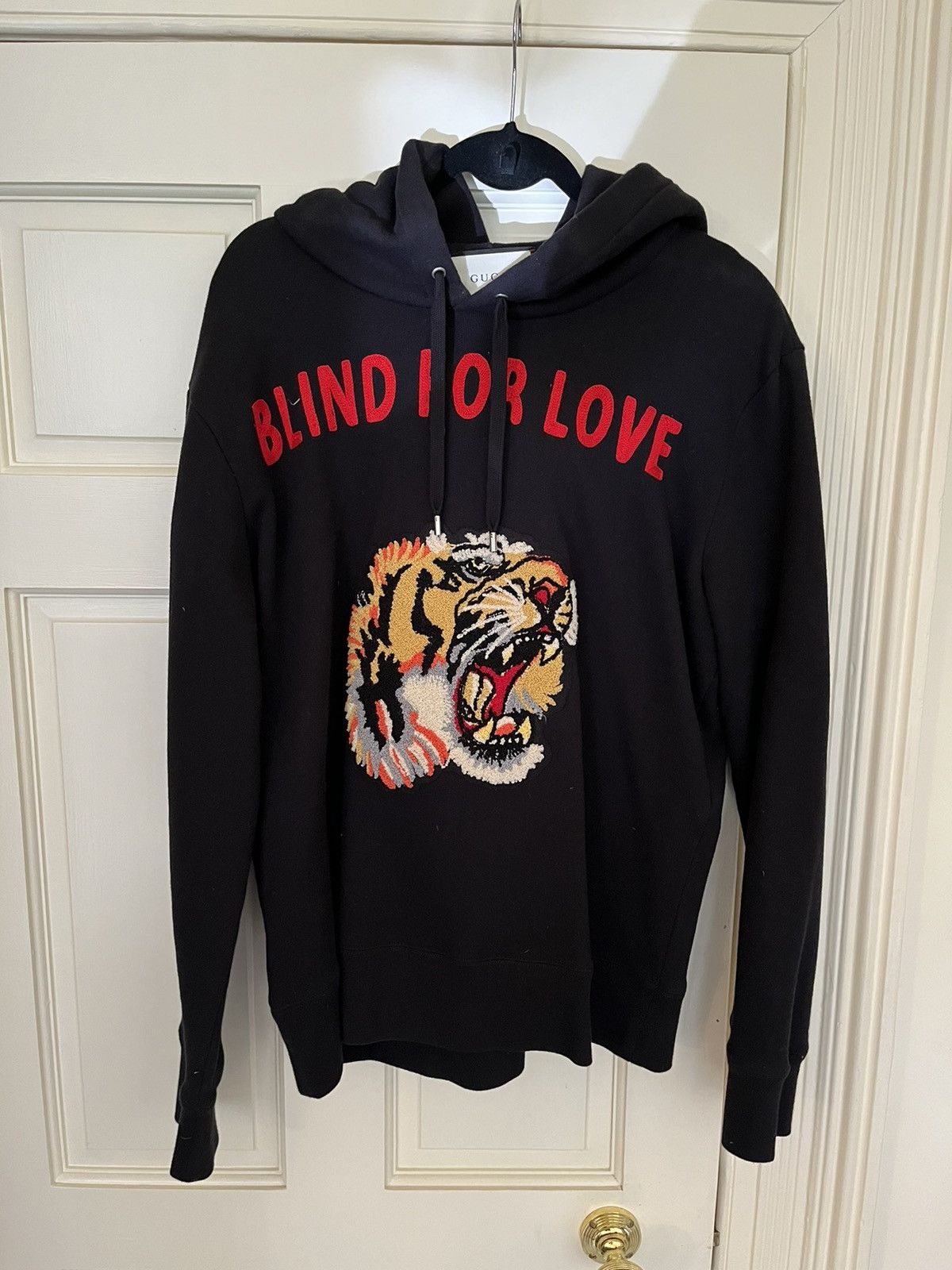 Gucci love tiger hoodie deals