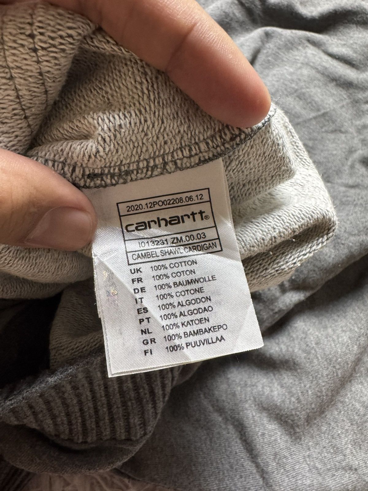 Carhartt Wip Carhartt WIP Cambell Shawl Cardigan Size US L / EU 52-54 / 3 - 7 Thumbnail