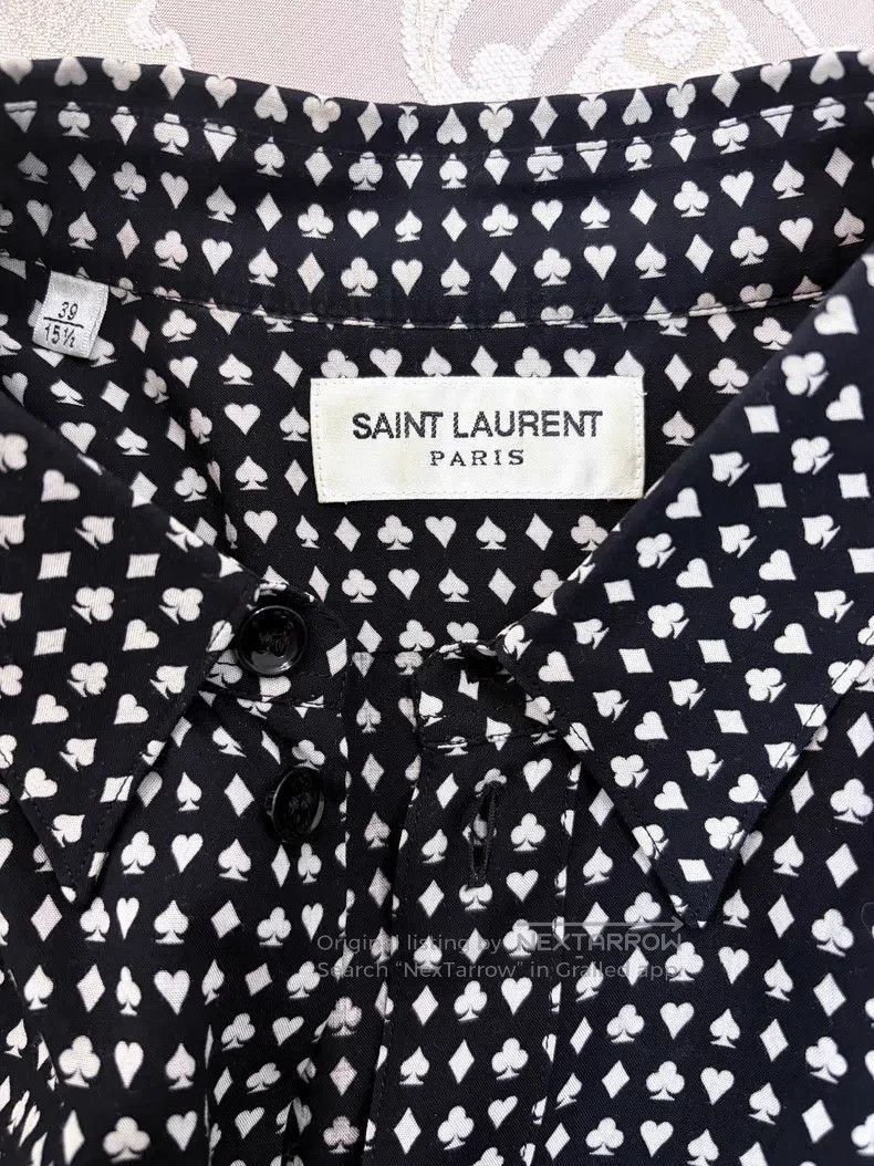 Saint Laurent Paris Saint Laurent Paris size 39 shirt Size US S / EU 44-46 / 1 - 3 Thumbnail