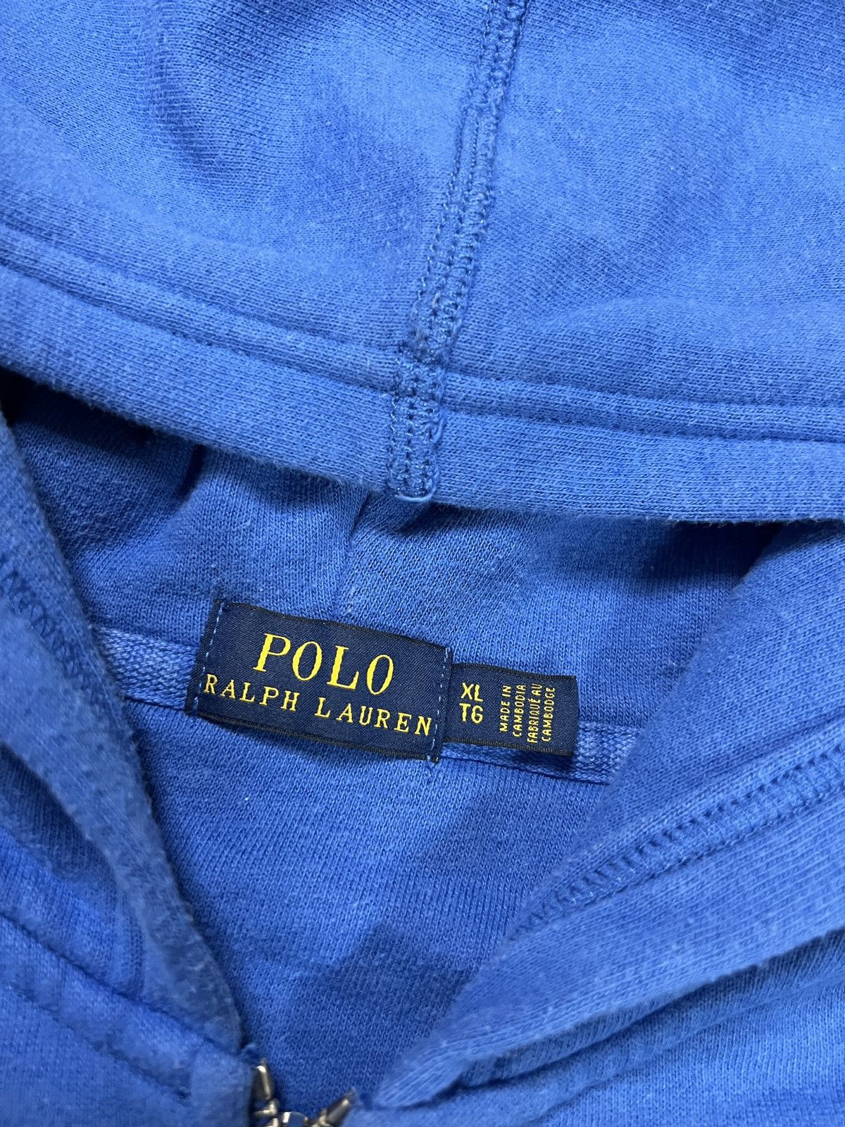 Polo Ralph Lauren Vintage Polo Ralph Lauren Zip Up Hoodie Y2K Size US XL / EU 56 / 4 - 7 Thumbnail