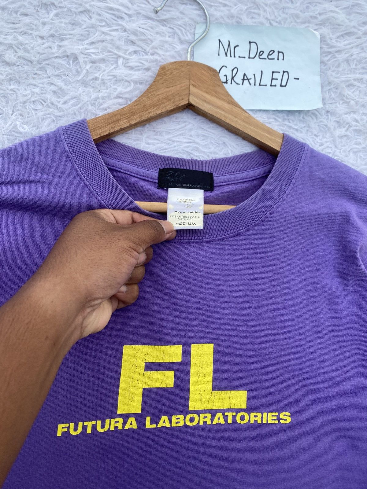 Futura Rare Vintage Futura Laboratories FL Purple Tshirt Size US M / EU 48-50 / 2 - 11 Thumbnail