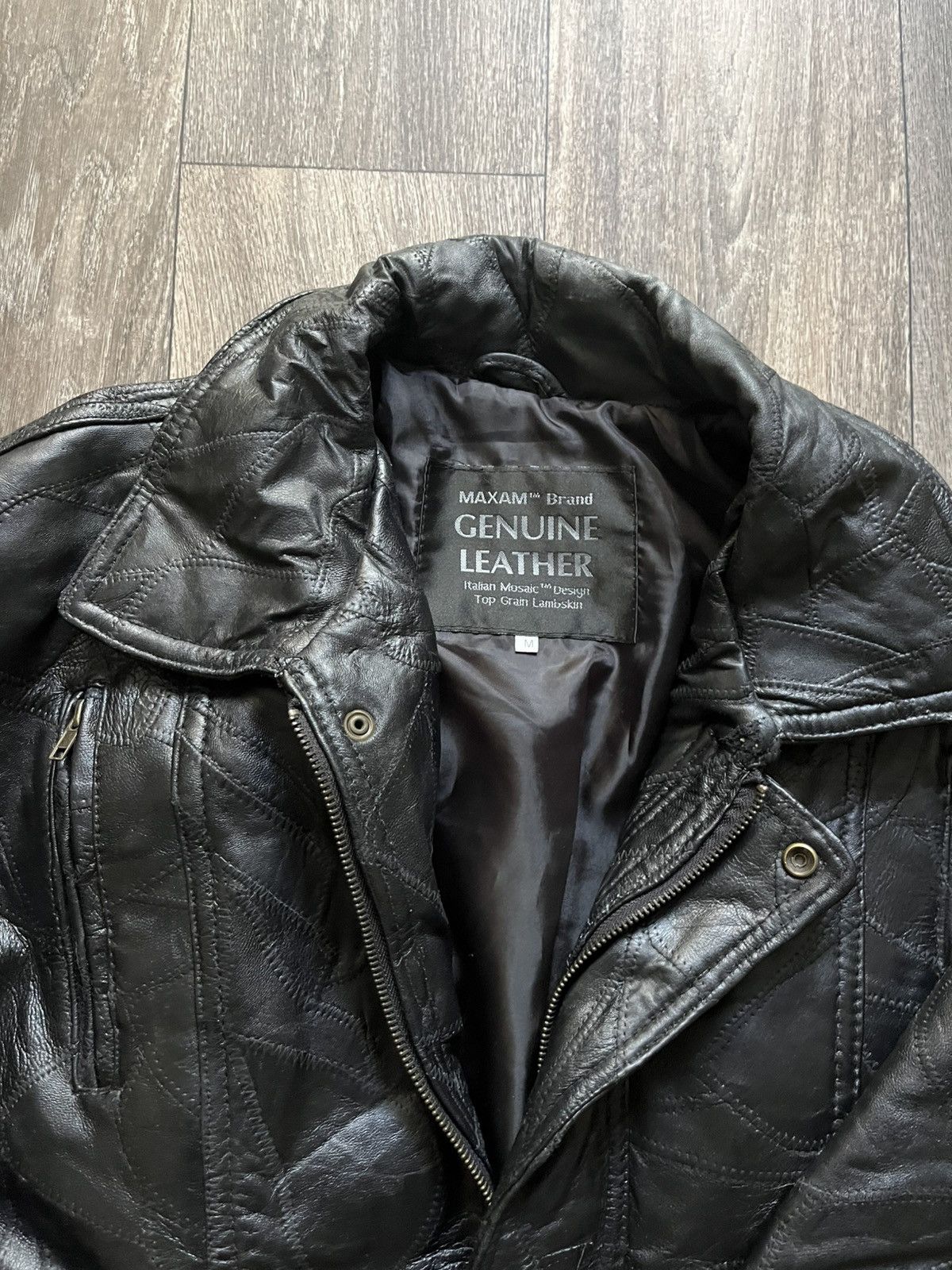 Vintage Vintage 2003 genuine leather lamb skin jacket Size US M / EU 48-50 / 2 - 2 Thumbnail