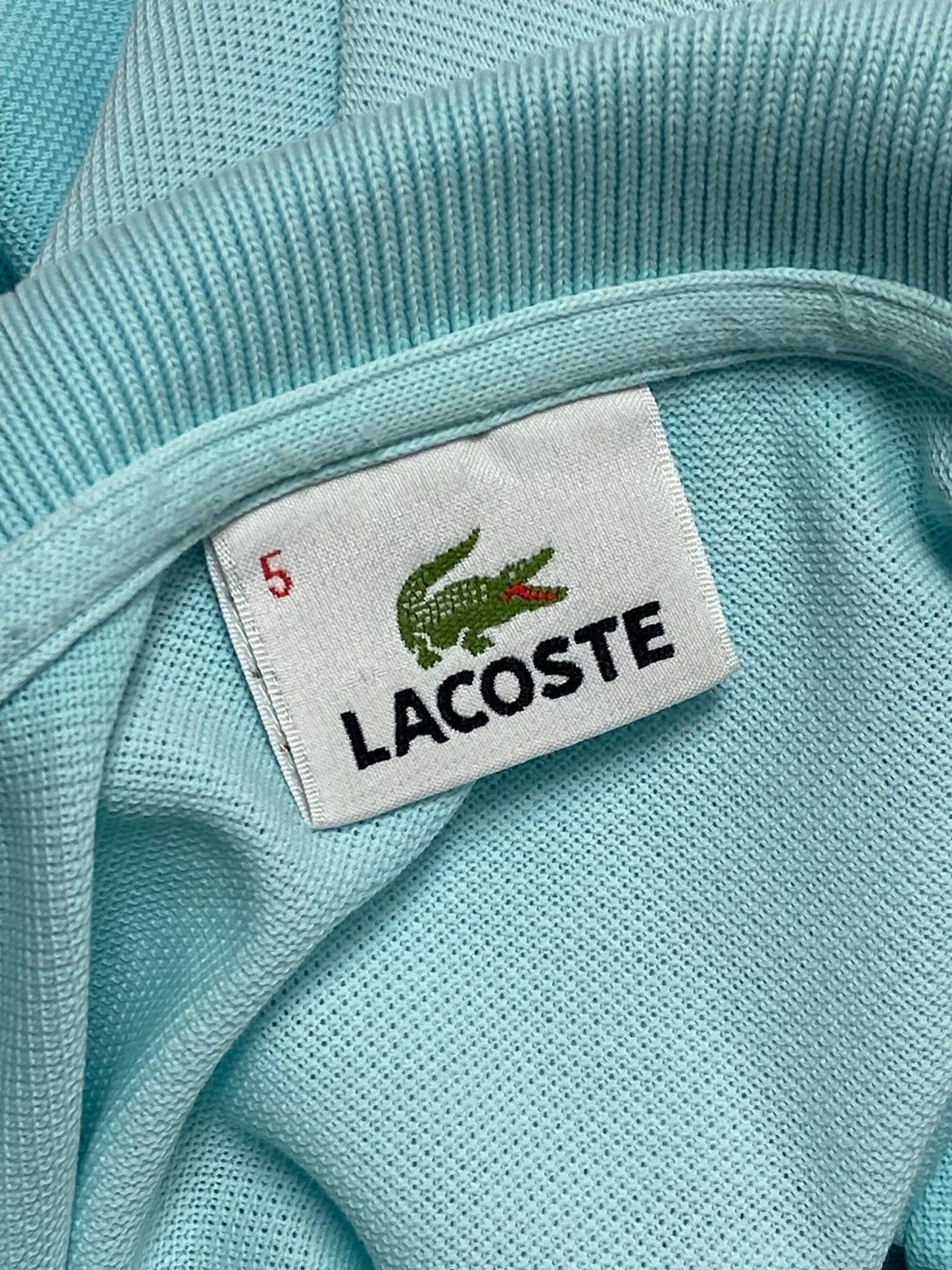 Lacoste Vintage LACOSTE Tiffany Colour Polo Shirt Y2K Size US L / EU 52-54 / 3 - 3 Thumbnail