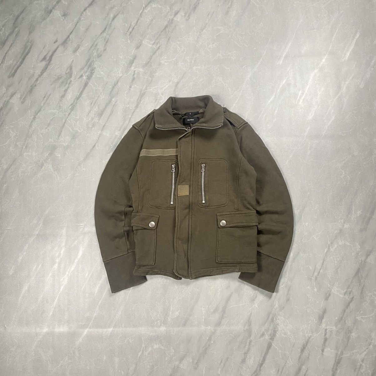 Japanese Brand Rare The Twelve Cross Army Zip Up Sweater Jacket Size S / US 4 / IT 40 - 1 Thumbnail