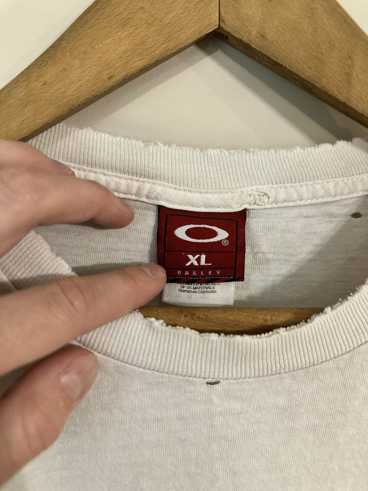 Oakley Thrashed 00s Oakley Product of Mad Science T-shirt Size US XL / EU 56 / 4 - 5 Thumbnail