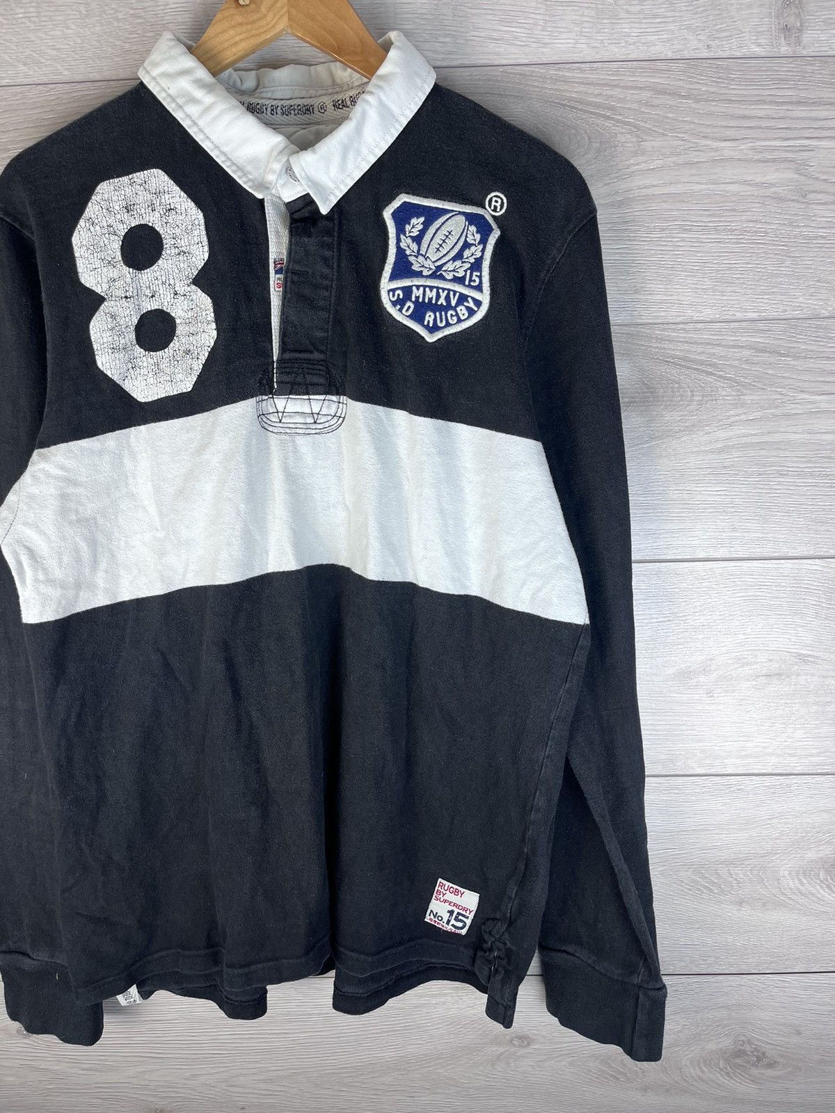 Superdry Men’s long sleeve Superdry size M rugby Size US M / EU 48-50 / 2 - 4 Thumbnail