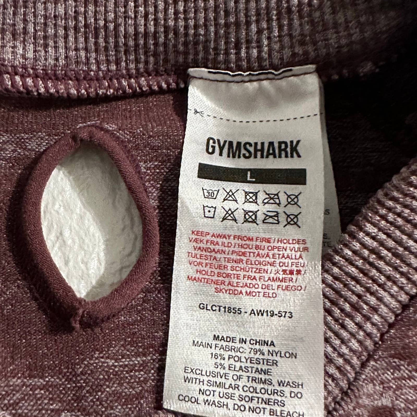 Gymshark Gymshark crop long sleeve Size L / US 10 / IT 46 - 8 Thumbnail