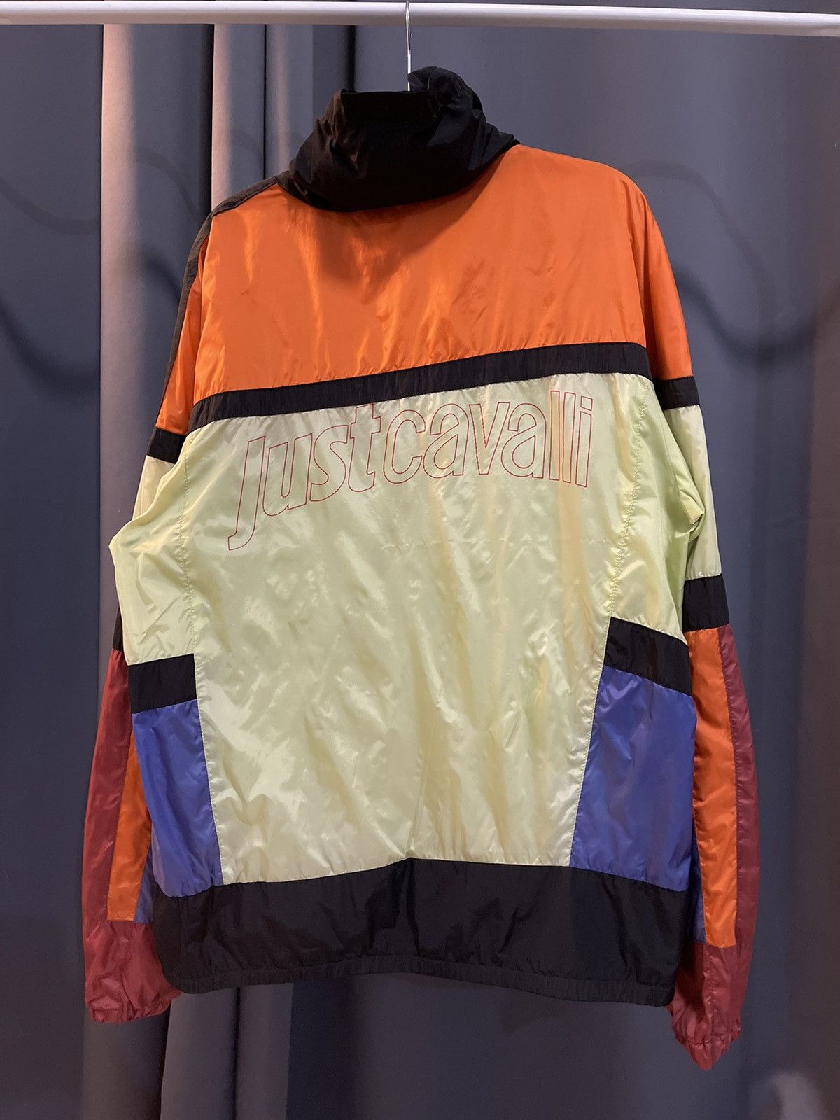 Just Cavalli Just Cavalli Colorblock Packable Hood Windbreaker Jacket Size US M / EU 48-50 / 2 - 3 Thumbnail