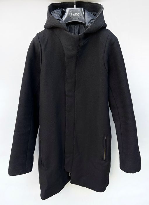 Acne Studios Acne Studios Milton Hooded Wool Black Jacket Coat