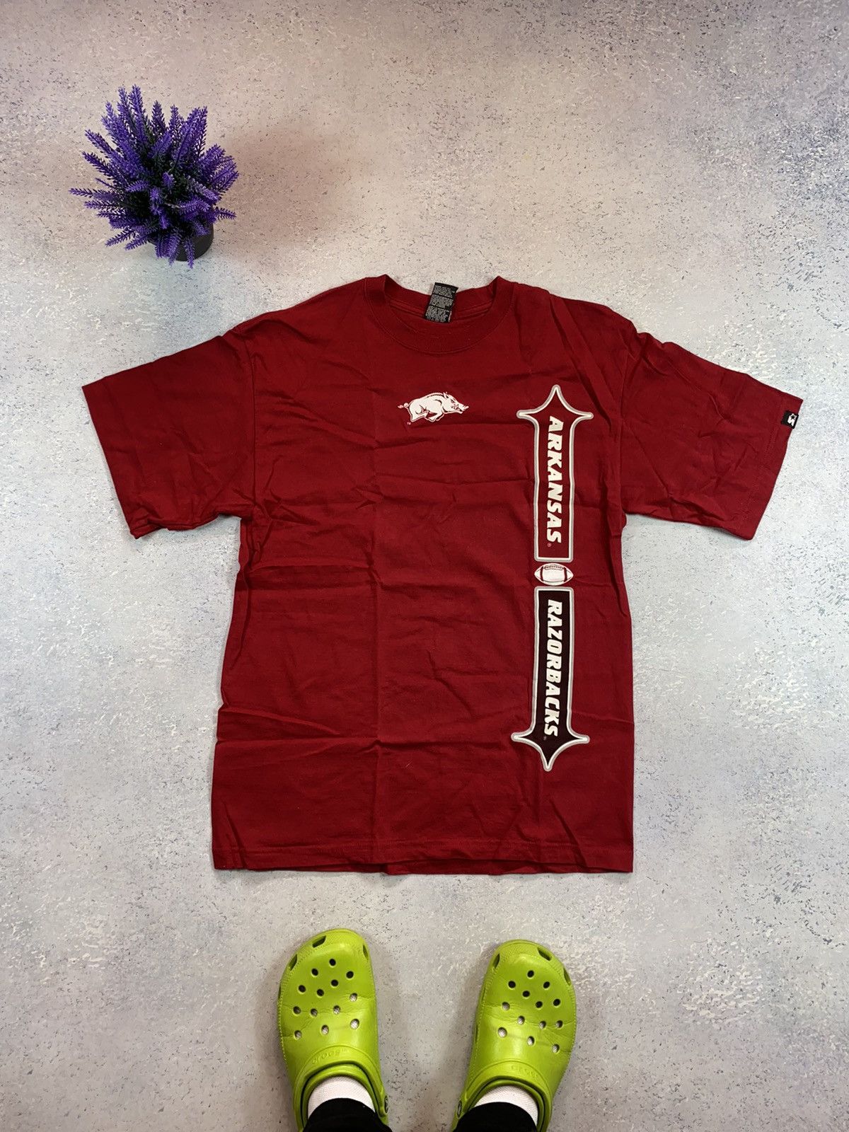 NFL × Vintage Vintage Arkansas Razorbacks Men’s T-shirt Size Medium Size US M / EU 48-50 / 2 - 2 Thumbnail