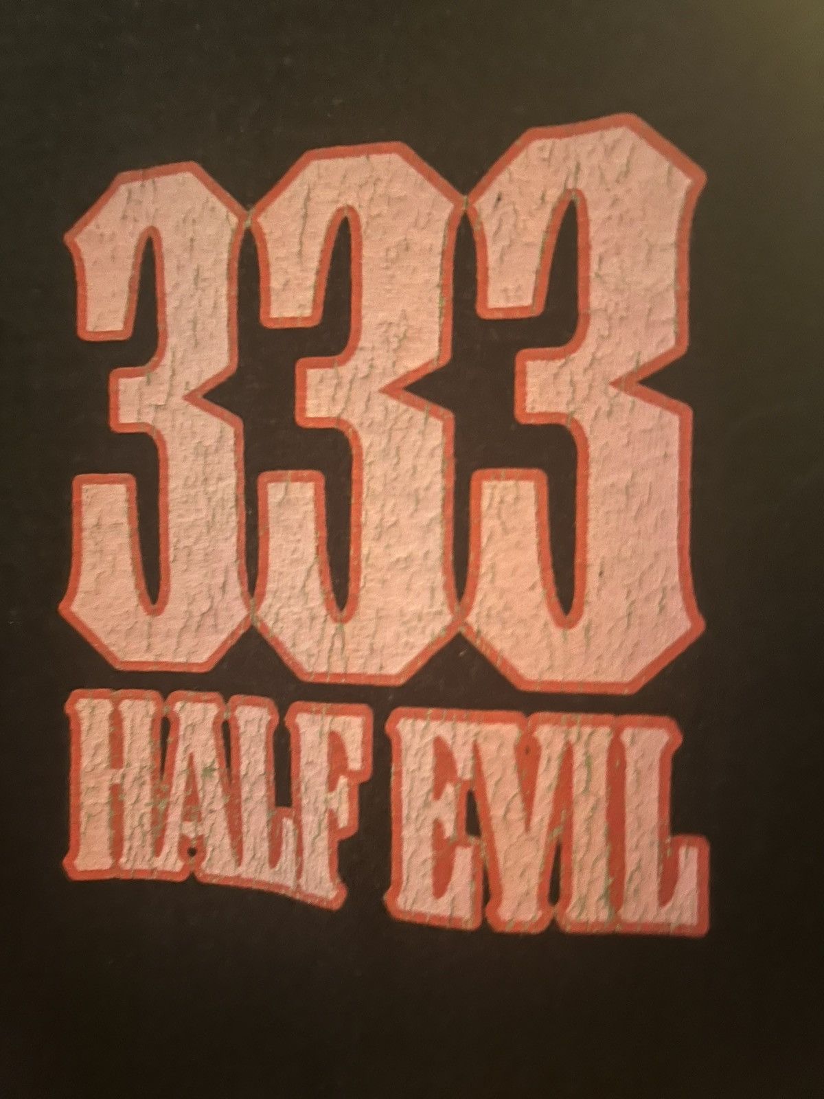Half Evil Black 333 pink logo tee Size US XL / EU 56 / 4 - 2 Thumbnail