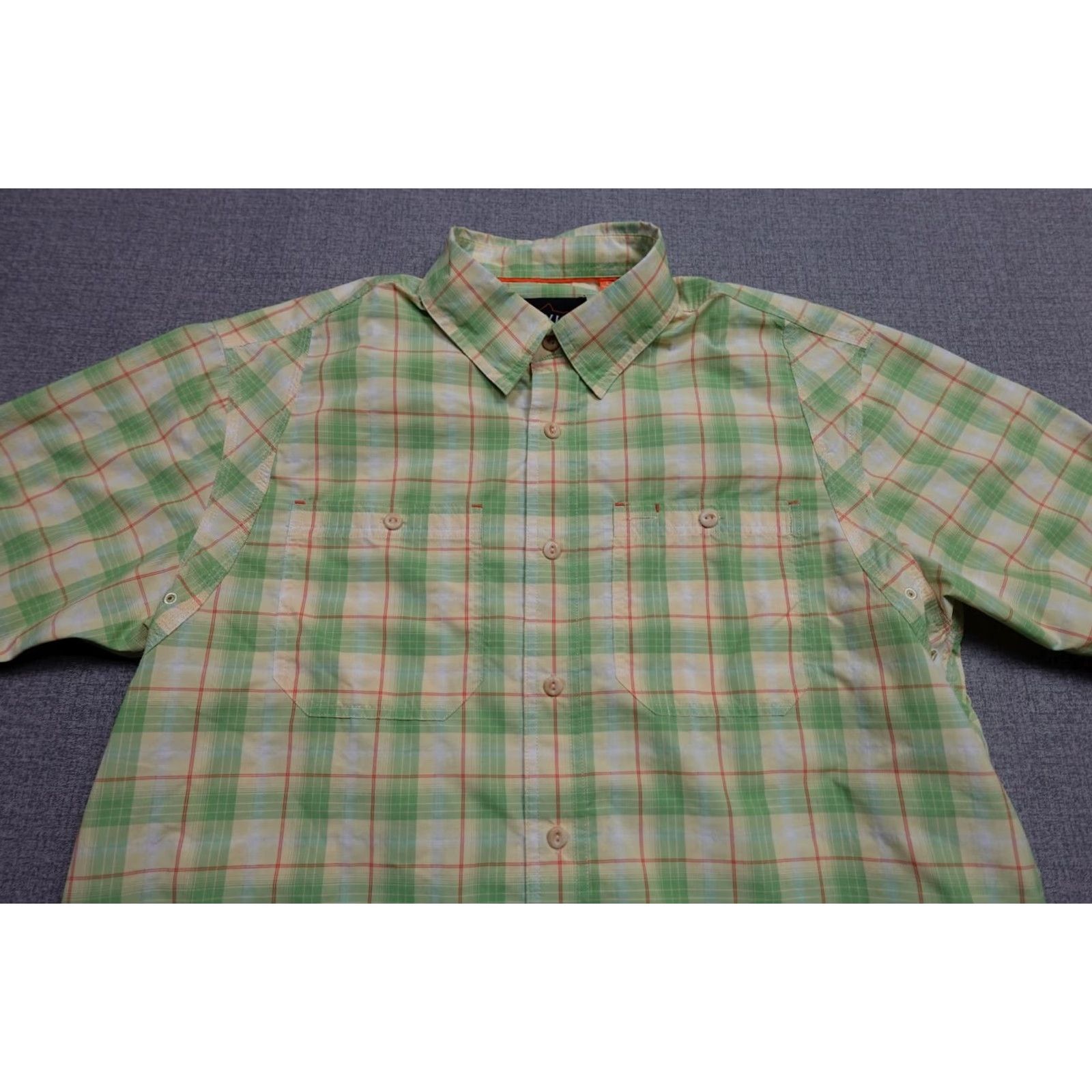 Orvis Orvis Shirt L Green Plaid Button-Up Lightweight Breathable Casual Workwear Mens Size US L / EU 52-54 / 3 - 2 Thumbnail