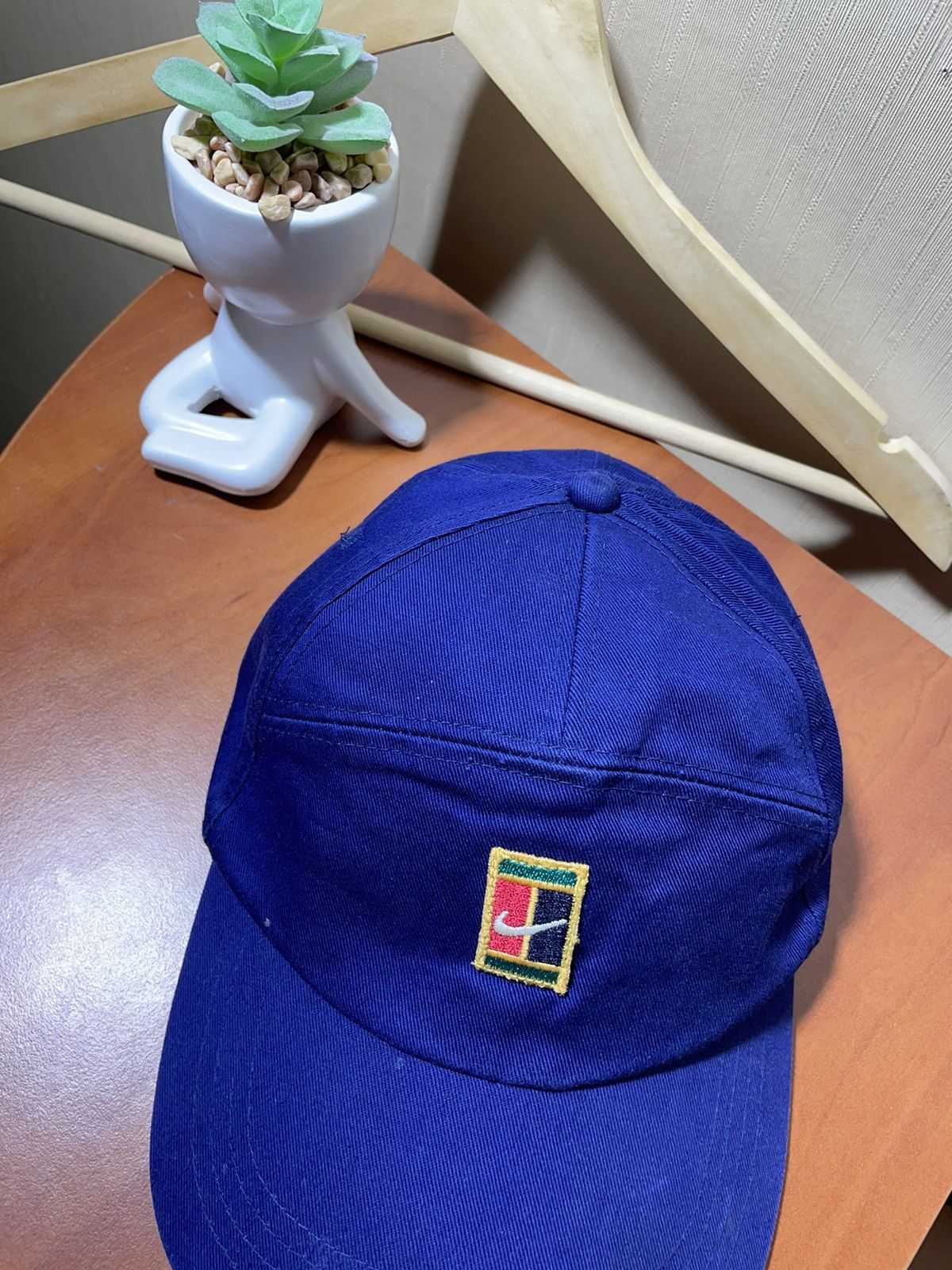 Nike × Vintage Nike court vintage cap 90s Size ONE SIZE - 6 Thumbnail