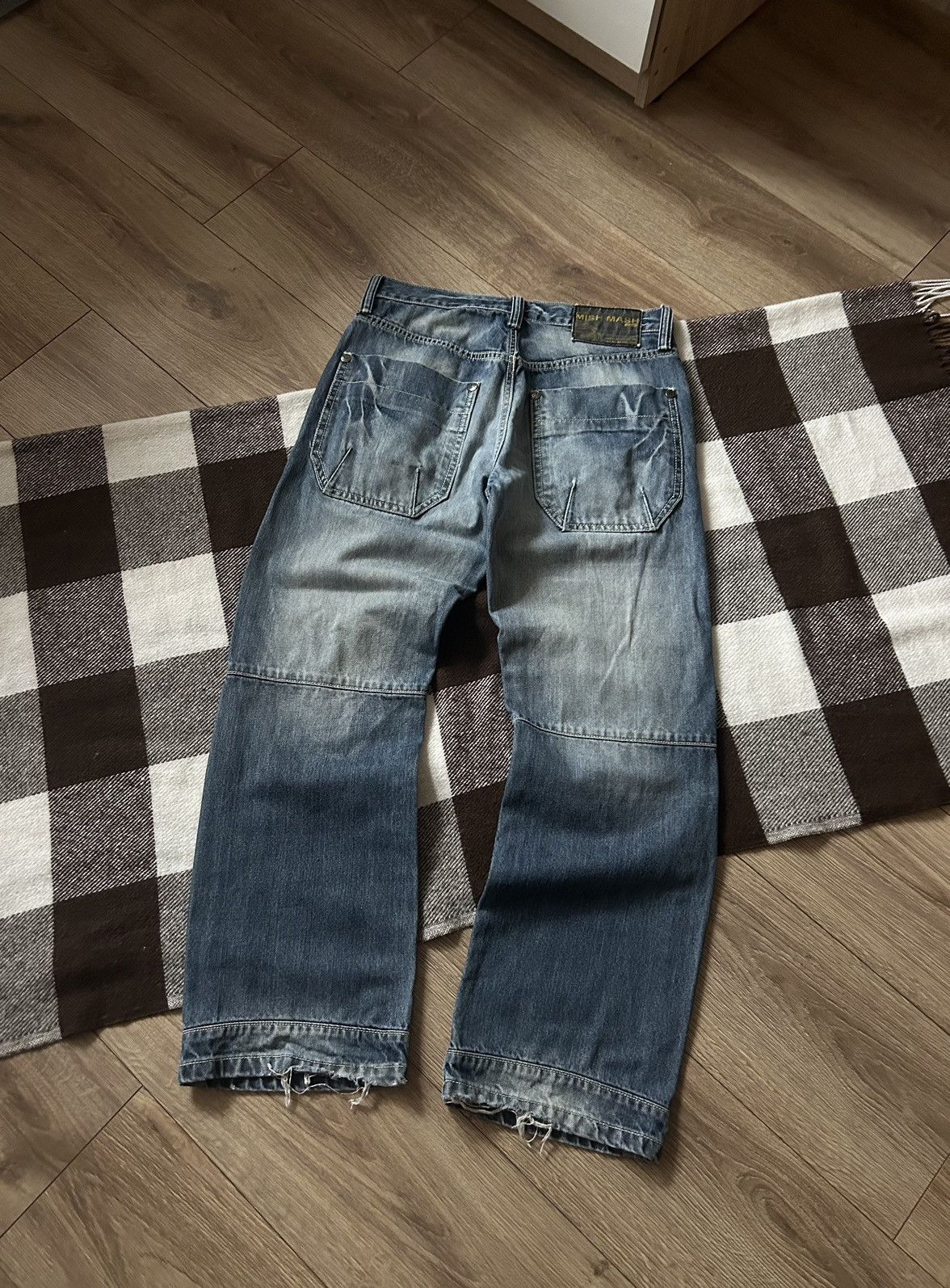 Vintage Vintage Mish Mash biker denim jeans elwood jeans mens Size US 32 / EU 48 - 2 Thumbnail