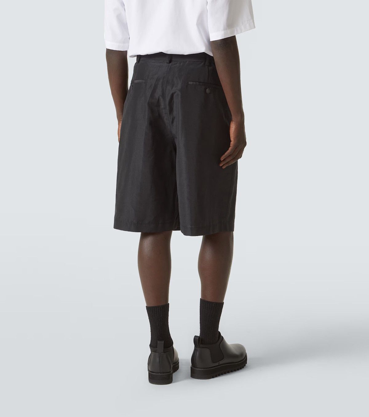 Comme des Garcons Homme Comme des Garçons Homme Linen-blend shorts Size US 30 / EU 46 - 4 Thumbnail