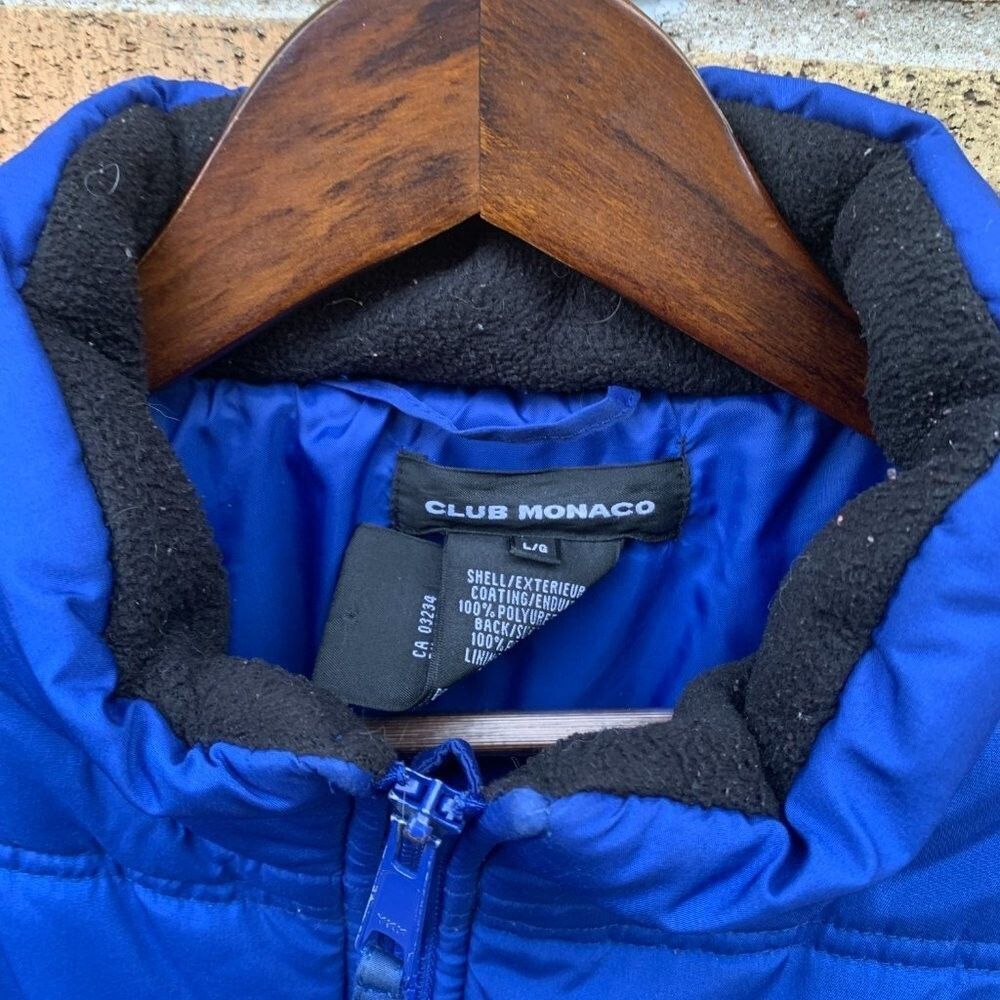 Club Monaco Vintage Club Monaco Puffer Jacket Blue Large Size US L / EU 52-54 / 3 - 4 Thumbnail