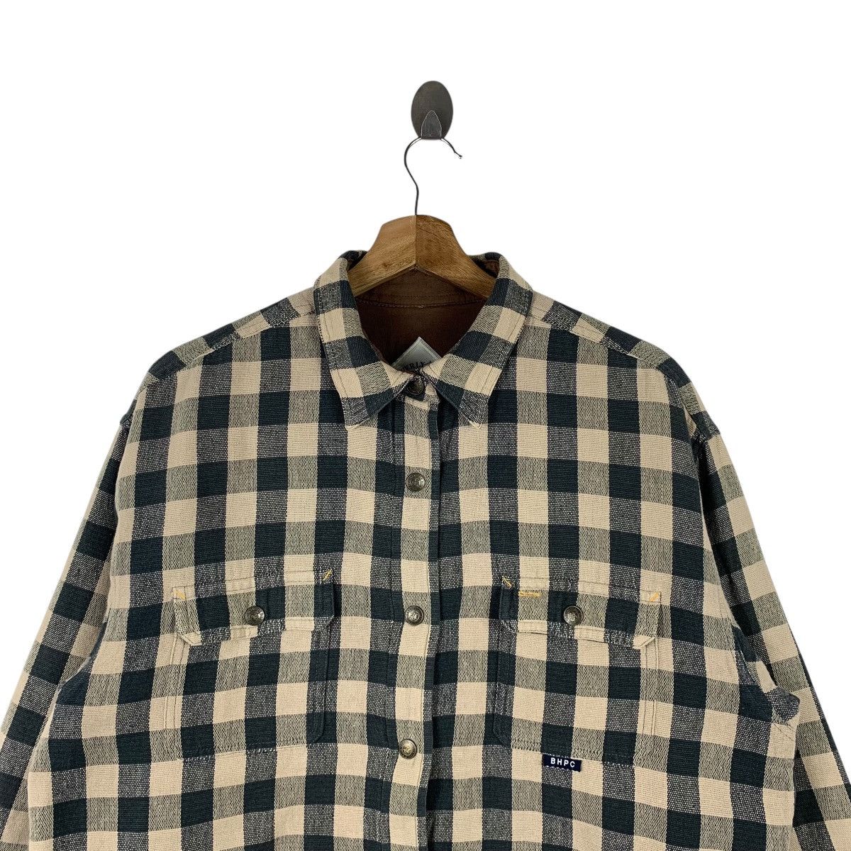 Beverly Hills Polo Club Beverly Hills POLO CLUB Casualwear Checkered Sweater Jacket Size US L / EU 52-54 / 3 - 4 Thumbnail