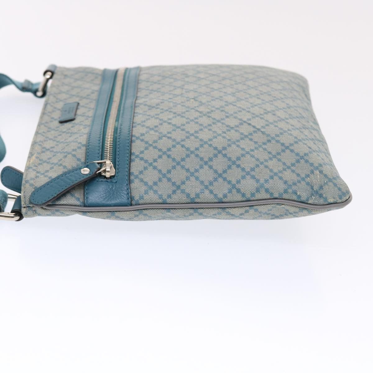 Gucci GUCCI Diamante Shoulder Bag Pvc Leather Light Blue Size ONE SIZE - 5 Thumbnail