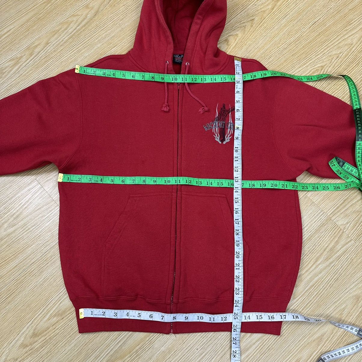 14th Addiction Vintage Ancient Cross Punk LGB Hellstar Style Hoodie Z112 Size US L / EU 52-54 / 3 - 5 Thumbnail