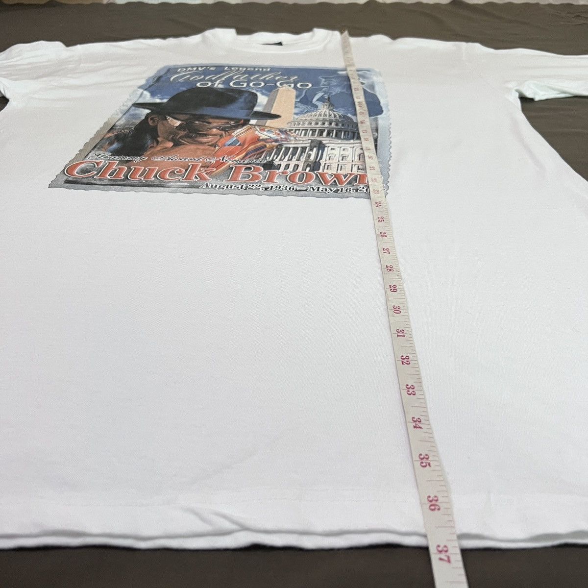 Band Tees Vintage Y2K Chuck Brown Godfather of go-go Soul Jazz Funk Size US XXL / EU 58 / 5 - 9 Thumbnail