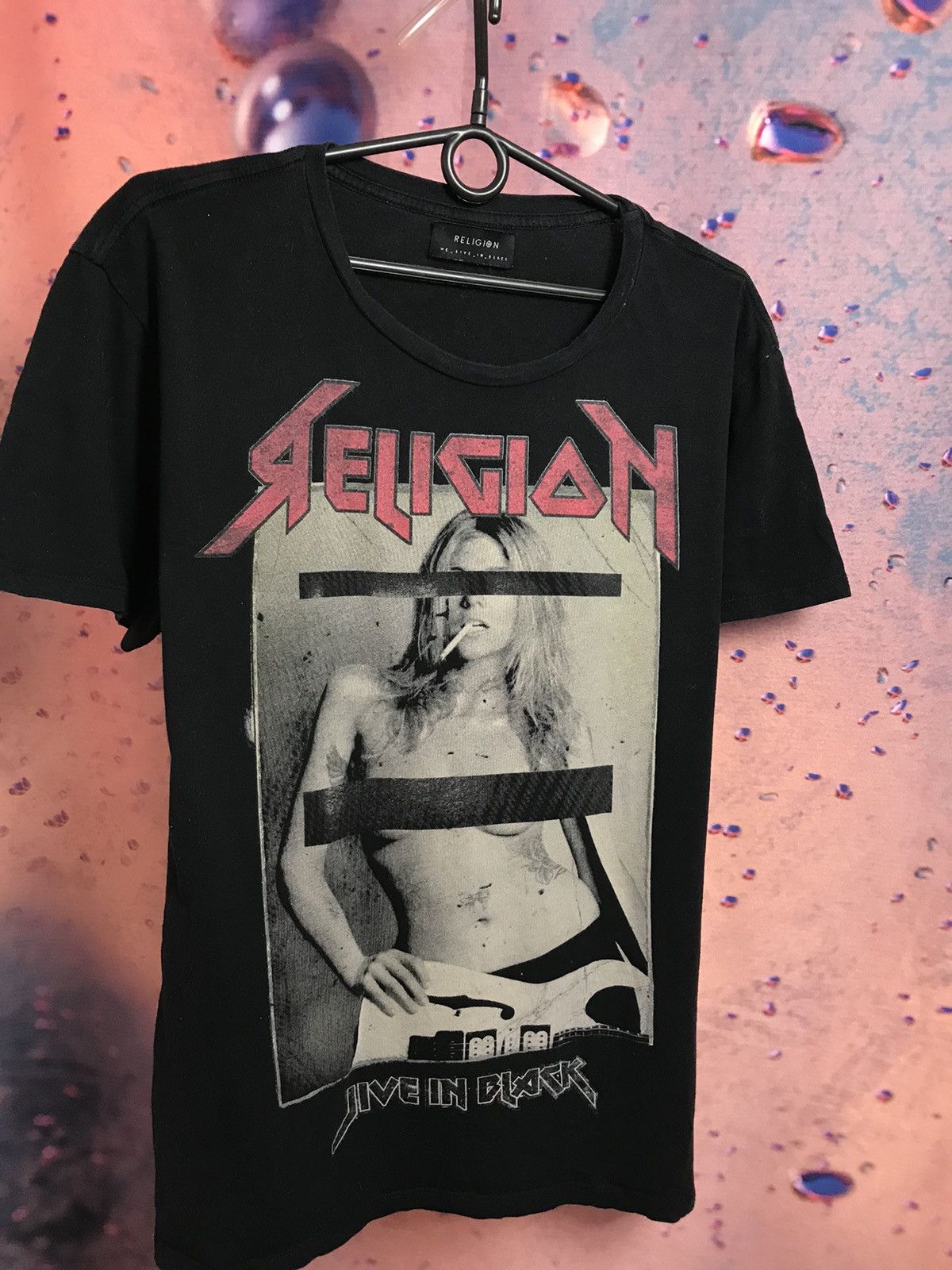 Designer Religion streetwear hype tee Size US M / EU 48-50 / 2 - 2 Thumbnail